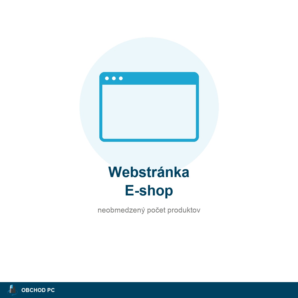 Webstránka — balík E-shop